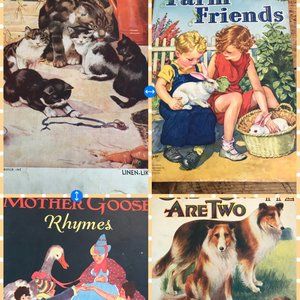 Vintage Child soft books 1920-1940"s